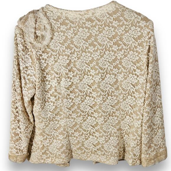 Alberto Makali Lace Jacket Medium Vintage Style - Picture 6 of 11